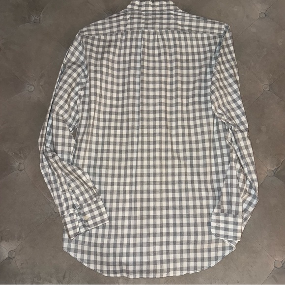 J. Crew Gingham Print Secret Wash Shirt - Picture 4 of 5